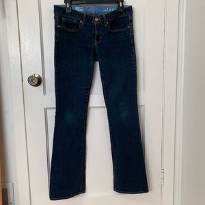 🎀GAP 28/6r curvy bootcut jeans medium dark wash